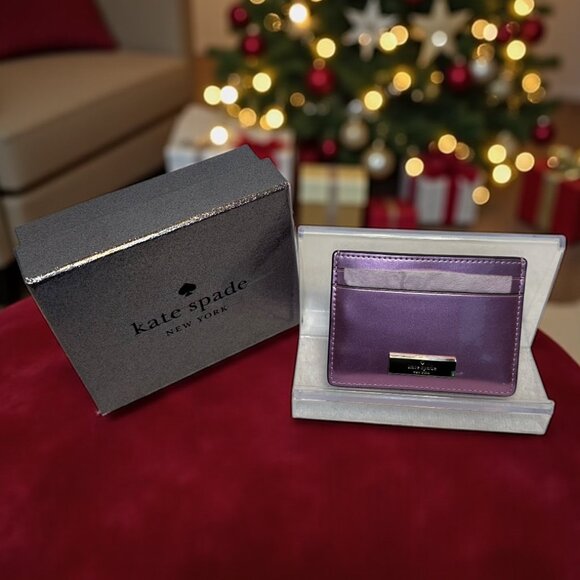 Kate Spade  Pink Kenzie Boxed Small Cardholder (NIB) - Picture 1 of 3